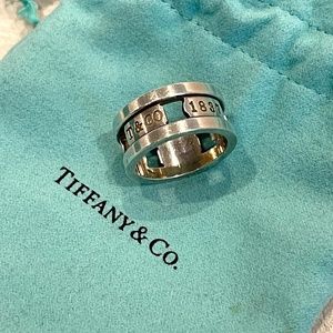 Authentic Tiffany & Co. Silver1837 Ring